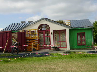 travaux du golf de Mazières en Gâtine