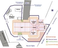 Plan d'accessibilité à l'église