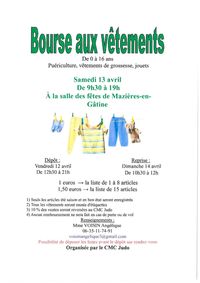 bourse aux vêtements